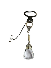 Load image into Gallery viewer, 1920s/1930s Art Deco HUGE Glass Dangly Fob Brooch
