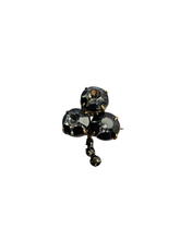 Load image into Gallery viewer, Edwardian Glass Clover Brooch
