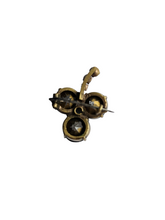 Load image into Gallery viewer, Edwardian Glass Clover Brooch
