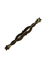 Load image into Gallery viewer, Edwardian Blue and White Marbled Enamel Bar Brooch
