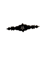 Load image into Gallery viewer, Victorian Mourning Jet Bar Brooch

