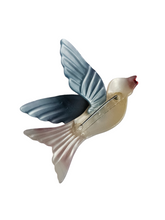 Load image into Gallery viewer, 1940s Nylon Coro Swallow Pastel Brooch
