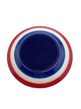 Load image into Gallery viewer, 1950s Red, White and Blue Laminated Brooch
