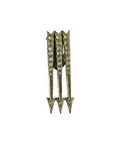 Load image into Gallery viewer, 1930s Art Deco Arrow Glass Metal Dress Clip

