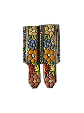 Load image into Gallery viewer, 1930s Art Deco Multicoloured Enamel Flower Dress Clip
