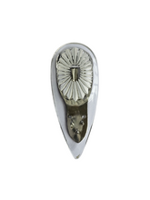 Load image into Gallery viewer, 1930s Art Deco Thick Glass Dress Clip
