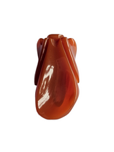 Load image into Gallery viewer, 1940s Toffee Carved Bakelite Dress Clip
