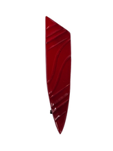 Load image into Gallery viewer, 1940s Thick Carved Bakelite Cherry Red Brooch
