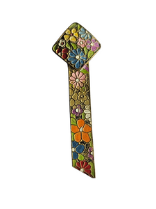 1930s Huge Art Deco Enamel Dress Clip