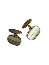Load image into Gallery viewer, 1930s Art Deco MOP Cufflinks
