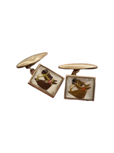 Load image into Gallery viewer, 1930s Art Deco Horse Cufflinks
