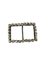 Load image into Gallery viewer, Edwardian Square Glass Buckle
