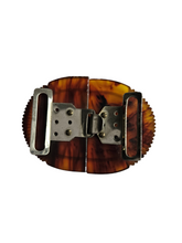 Load image into Gallery viewer, 1940s Torty Effect Bakelite Buckle
