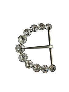 1930s Art Deco Chunky Glass Buckle