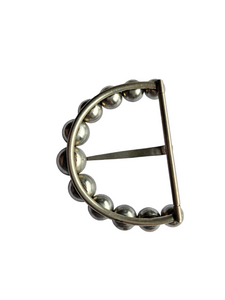 1930s Art Deco Chunky Glass Buckle
