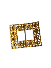 Load image into Gallery viewer, 1930s Czech Gold Tone Multicoloured Buckle
