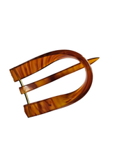 Load image into Gallery viewer, 1930s Torty Effect 3D Buckle
