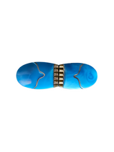 Load image into Gallery viewer, 1930s Art Deco Pressed Glass Sky Blue Buckle

