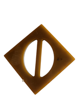 Load image into Gallery viewer, 1940s Chunky Olive Green/Brown Bakelite Buckle
