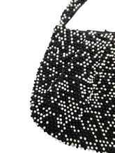 Load image into Gallery viewer, 1940s/1950s Black and White Beaded Bobble Bag
