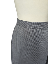 Load image into Gallery viewer, 1940s Black and White Gingham Pom Pom Summer Suit
