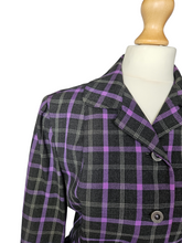 Load image into Gallery viewer, 1940s Purple and Black Check Suit
