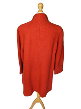 Load image into Gallery viewer, 1940s Orangey Red Swing Jacket
