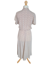 Load image into Gallery viewer, 1940s Rare Red, White and Blue French Flag Dress
