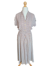 Load image into Gallery viewer, 1940s Rare Red, White and Blue French Flag Dress
