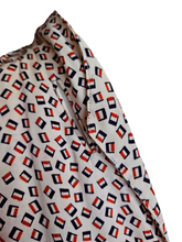 Load image into Gallery viewer, 1940s Rare Red, White and Blue French Flag Dress
