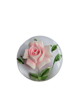 Load image into Gallery viewer, 1940s Pink Reverse Carved Lucite Brooch
