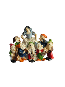 1940s Rare Celluloid Snow White and the Seven Dwarfs Brooch