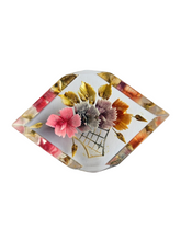 Load image into Gallery viewer, 1940s Reverse Carved Lucite Multicoloured Flower Brooch

