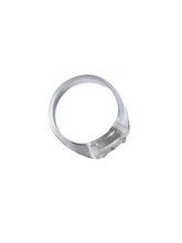 Load image into Gallery viewer, 1940s Clear Lucite Diamante Ring
