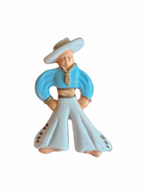 Load image into Gallery viewer, 1940s Celluloid Cowboy Brooch
