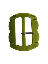 Load image into Gallery viewer, 1940s Green Plastic Buckle
