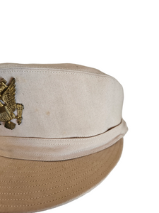 WW2 World War Two Incredibly Rare Army Nurse Corps ANC Beige Summer Hobby Hat