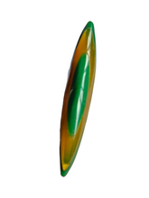 Load image into Gallery viewer, 1910s/1920s? Green and Orange Celluloid? Brooch
