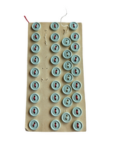 Load image into Gallery viewer, 1940s Deadstock Carded Pale Blue Buttons
