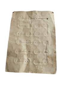 1940s Deadstock Carded Brown Buttons