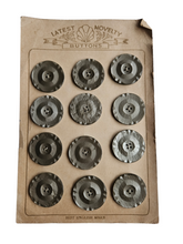 Load image into Gallery viewer, 1940s Deadstock Pearly Grey Marbled Buttons
