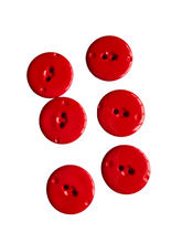Load image into Gallery viewer, 1940s Red Buttons
