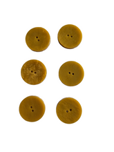 Load image into Gallery viewer, 1940s Mustard Yellow Plastic Buttons

