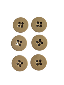 1940s Beige Plastic Buttons