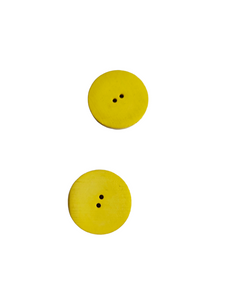 1940s Yellow and White Buttons