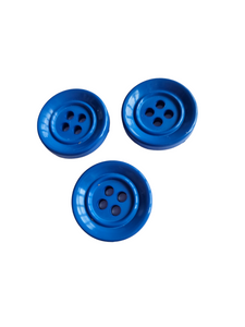 1940s Royal Blue Plastic Buttons