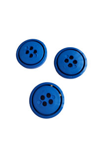 1940s Royal Blue Plastic Buttons