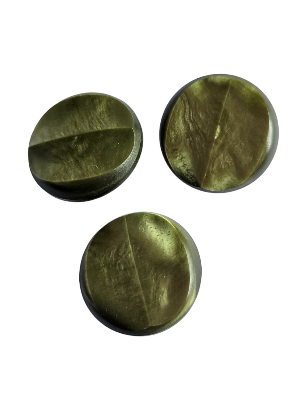 1940s Thick Pear Green Buttons