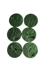Load image into Gallery viewer, 1940s Green Marbled Galalith? Buttons

