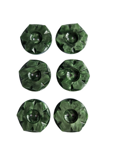 1940s Green Marbled Galalith? Buttons